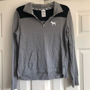 Victoria’s Secret pink half zip